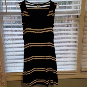 Black and white dress